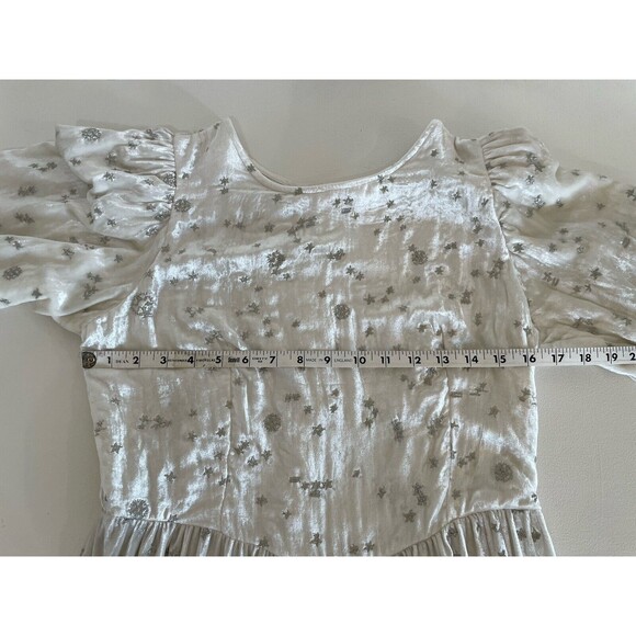 Samantha Pleet & Free People Dress Sz 8 Ophelia Velvet Moon Embroidered - Picture 5 of 11